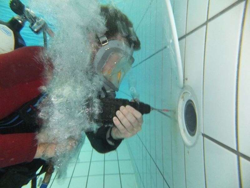 Commercial and Specialised Diving diver in action